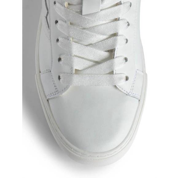 NEW ZADIG & VOLTAIRE women's la flash chunky sneaker in blanc - Picture 5 of 6